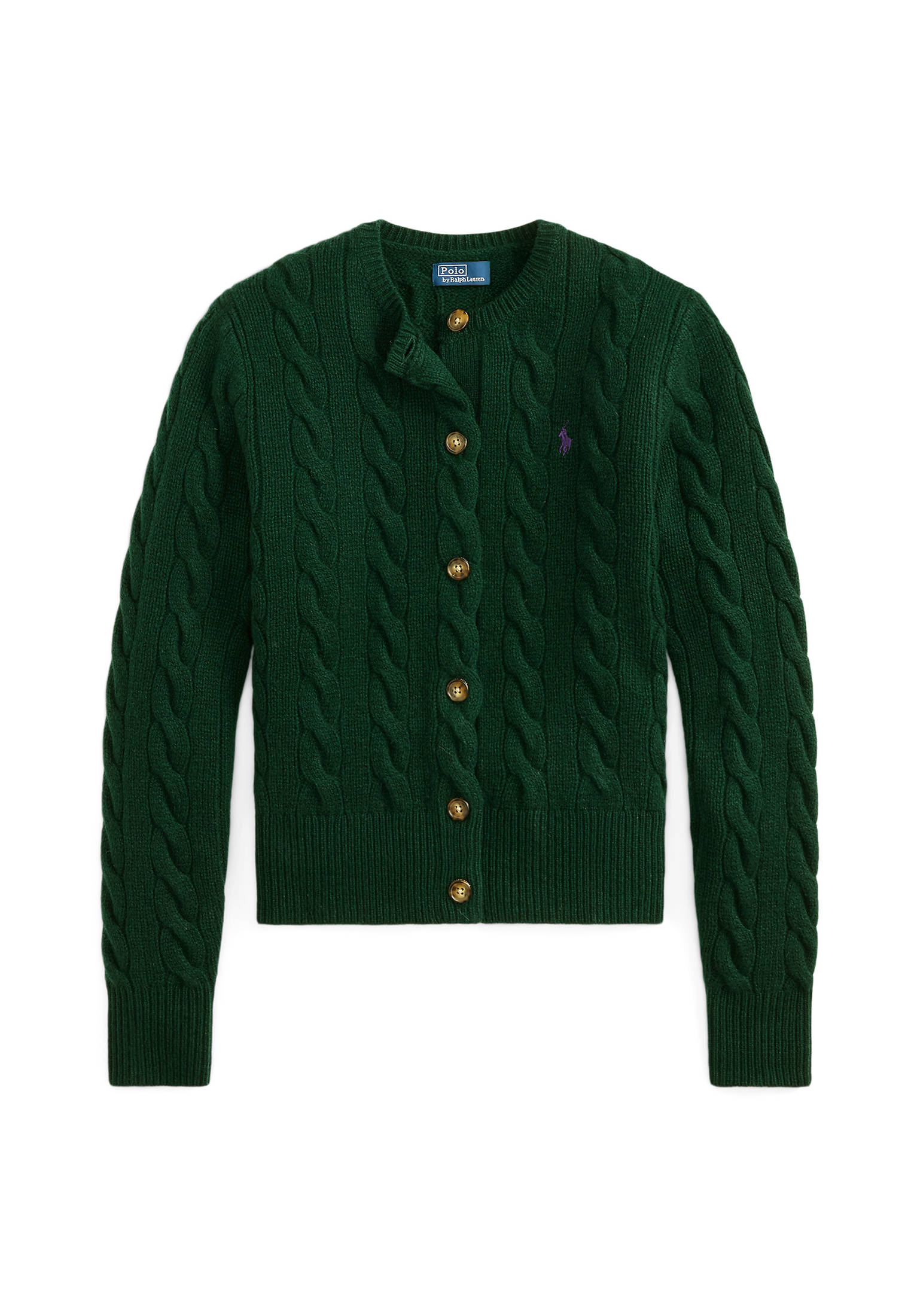 Polo Ralph Lauren Damen Strickjacke aus Wolle und Kaschmir